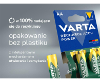 VARTA Recharge Accu Power AAA 800mAh (4 szt.) 56703101404 - 1456591 - zdjęcie 4